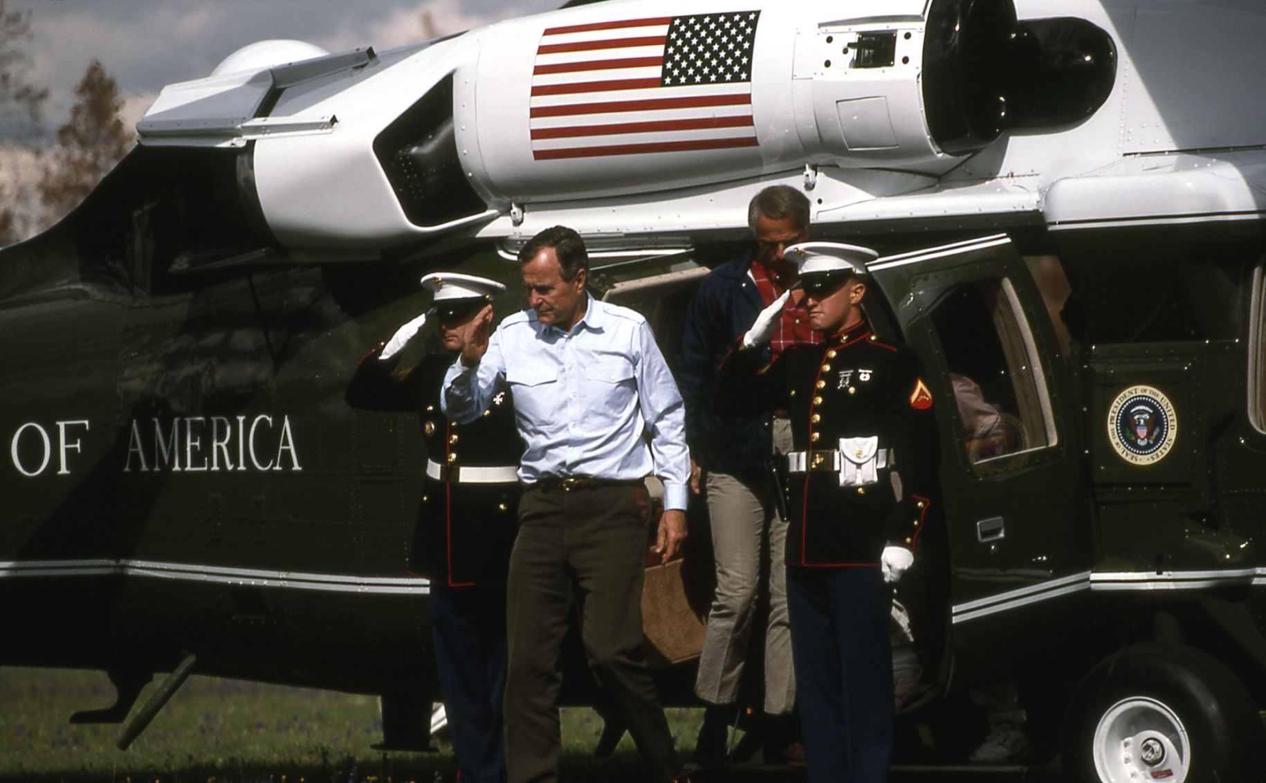 George Bush in Yellowstone